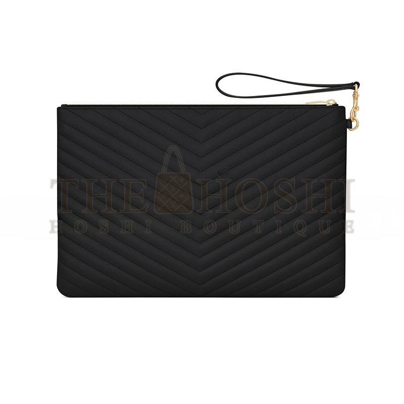 Y51 CASSANDRE MATELASSÉ DOCUMENT HOLDER IN LEATHER 440222CWU011000 (36*24.5*2.5cm) Master Quality